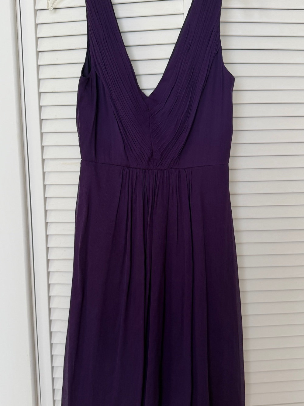 J Crew Deep Purple V-Neck Women’s Dress size 00